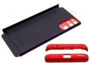 Funda GKK 360 negra y roja para Huawei Honor 30, BMH-AN10